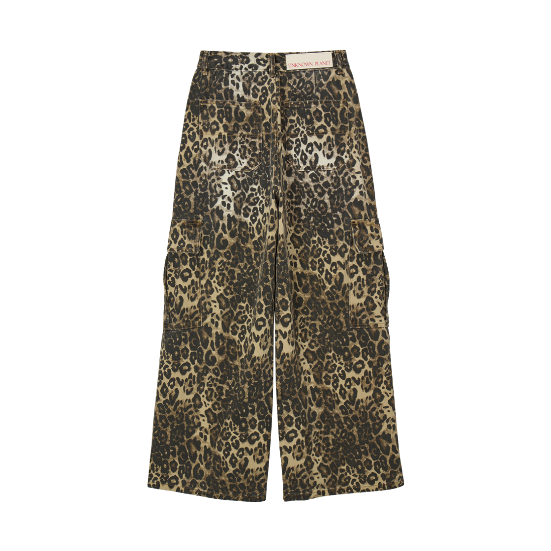 언노운플라넷 레오파드 와이드 카고 팬츠 브라운(UNKNOWN PLANET Leopard Wide Cargo Pants Brown) - 2