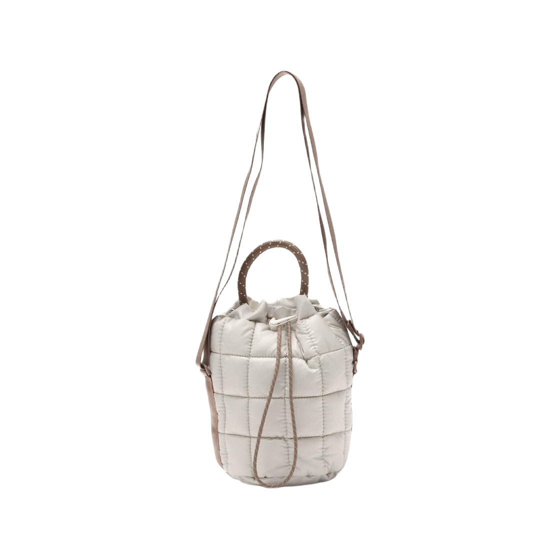 HQ6709-072 Nike NSW Puffle Tiny Tote Bag Light Bone Mink Brown