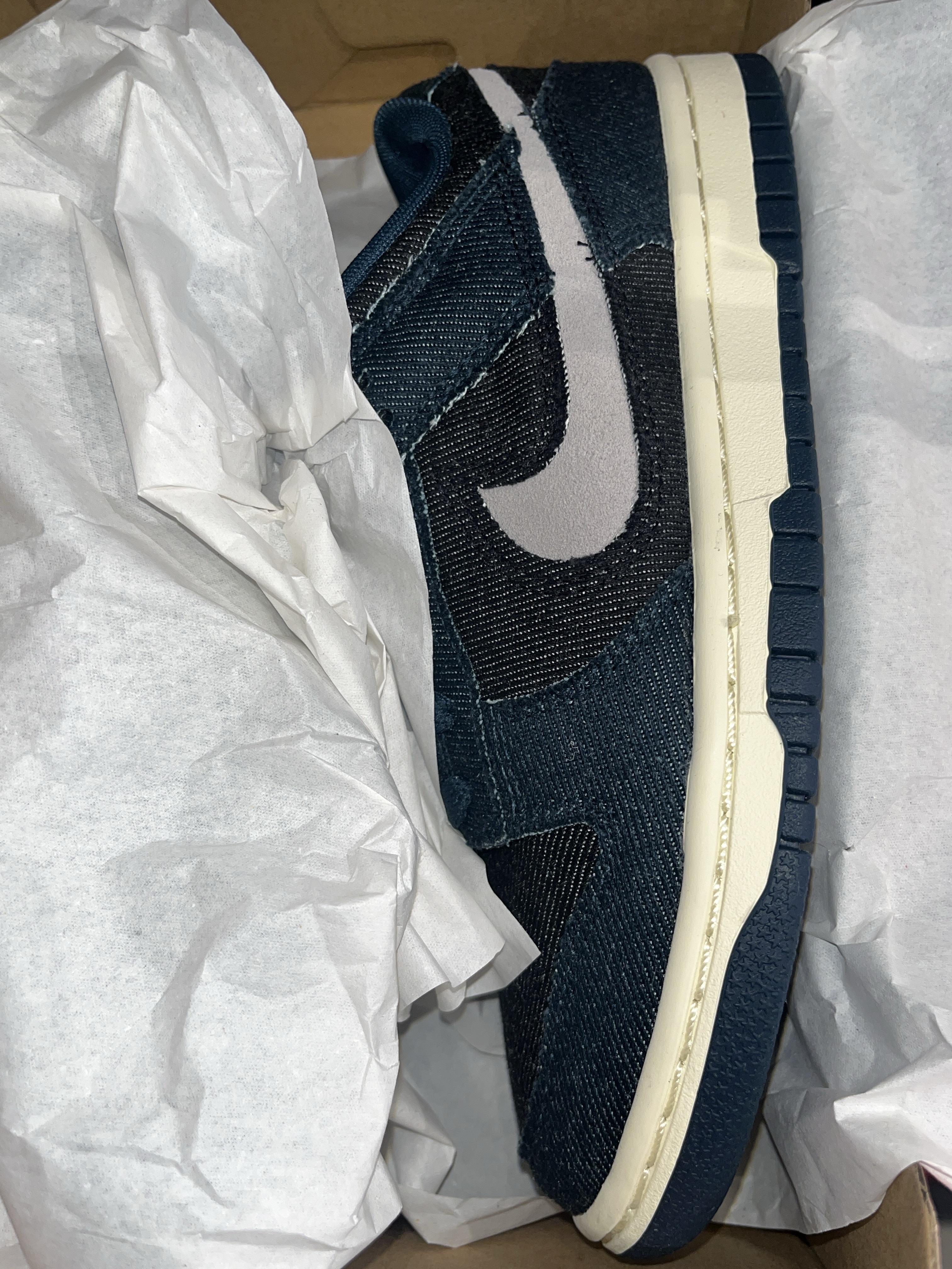 (W) Nike Dunk Low Armory Navy College Grey 착용 스타일