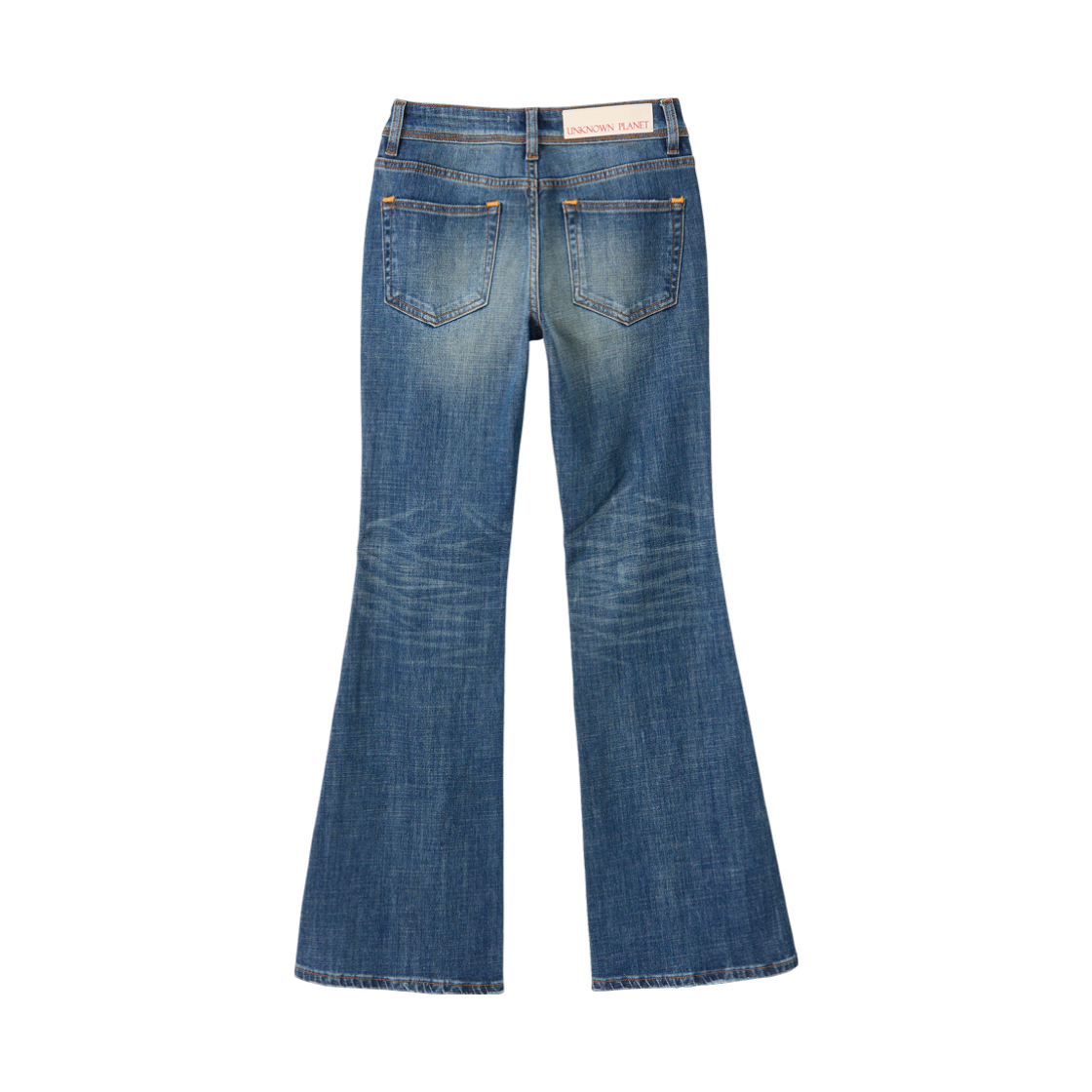 언노운플라넷 사이드 라인 슬림 부츠컷 데님 팬츠 샌드블루(UNKNOWN PLANET Side Line Slim Bootcut Denim Pants Sand Blue) - 2