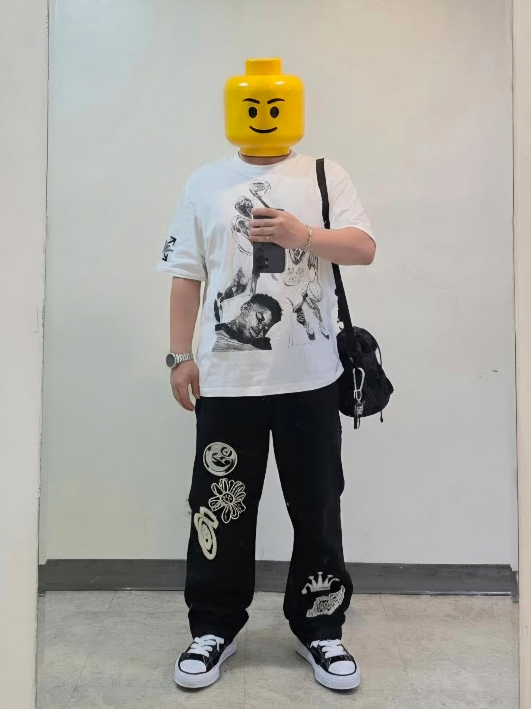 Jordan x Off-White S/S T-Shirt White - US/EU, Maison Mihara Yasuhiro Peterson OG Sole Canvas Low Sneakers Black 착용 스타일