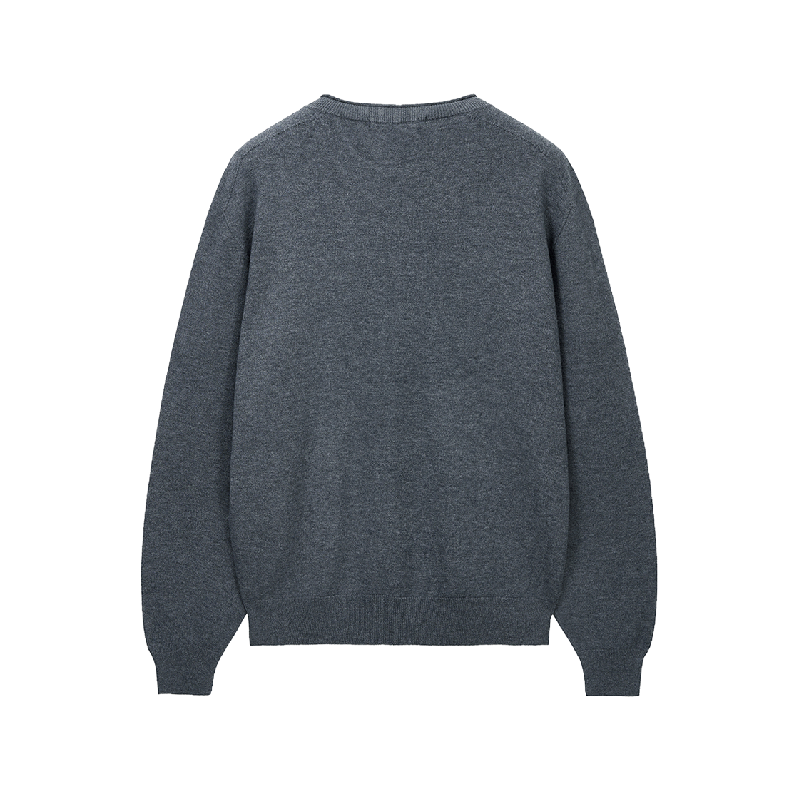 지오송지오 타임리스 홀가먼트 카라리스 가디건 차콜 ZI2KT291CH(ZIOSONGZIO Timeless Wholegarment Collarless Cardigan Charcoal) - 2