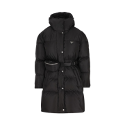 (W) Prada Re-Nylon Down Jacket Black