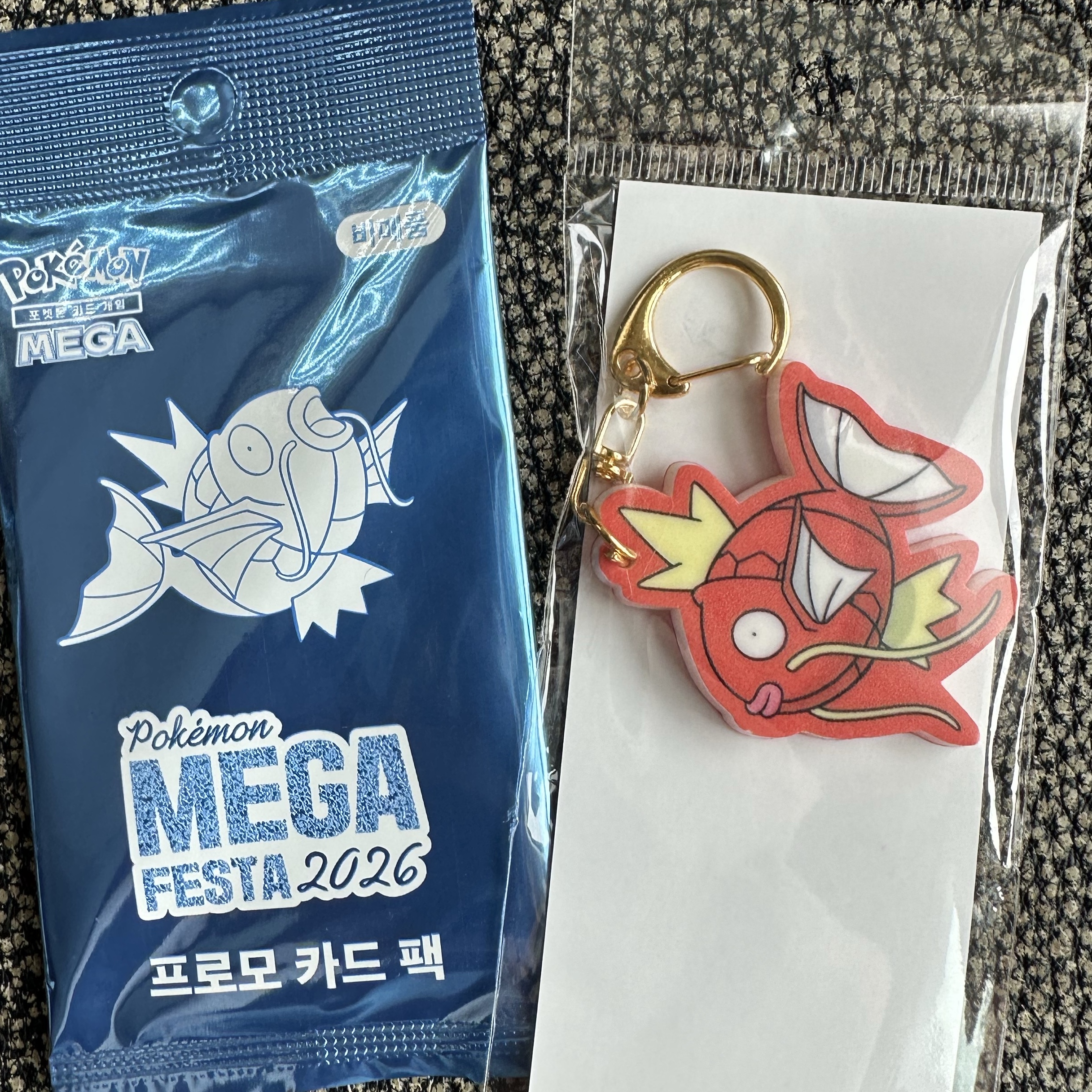 Pokemon TCG Mega Festa 2026 Promo Card Magikarp 착용 스타일