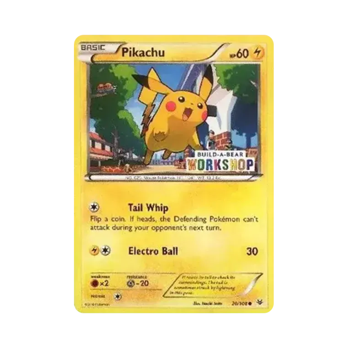 포켓몬 TCG 피카츄 C 빌드어베어 워크숍 한정 프로모 카드 (영문판)(Pokemon TCG Pikachu C Build-A-Bear Workshop Exclusive Promos (English Ver.)) - 1