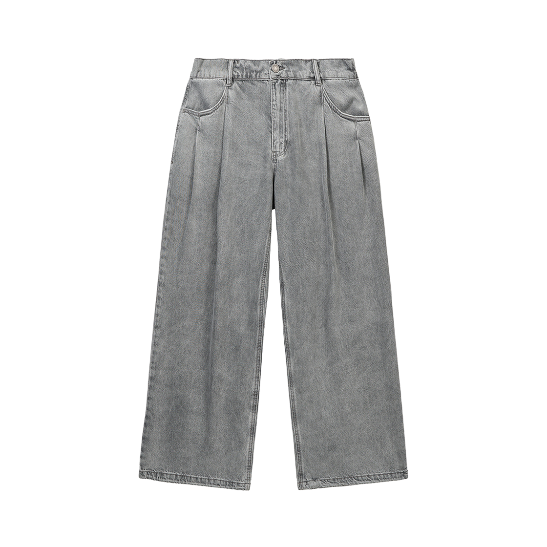 지오송지오 와이드 텐셀 데님 팬츠 그레이 ZI2PT233GY(ZIOSONGZIO Wide Tencel Denim Pants Grey) - 1