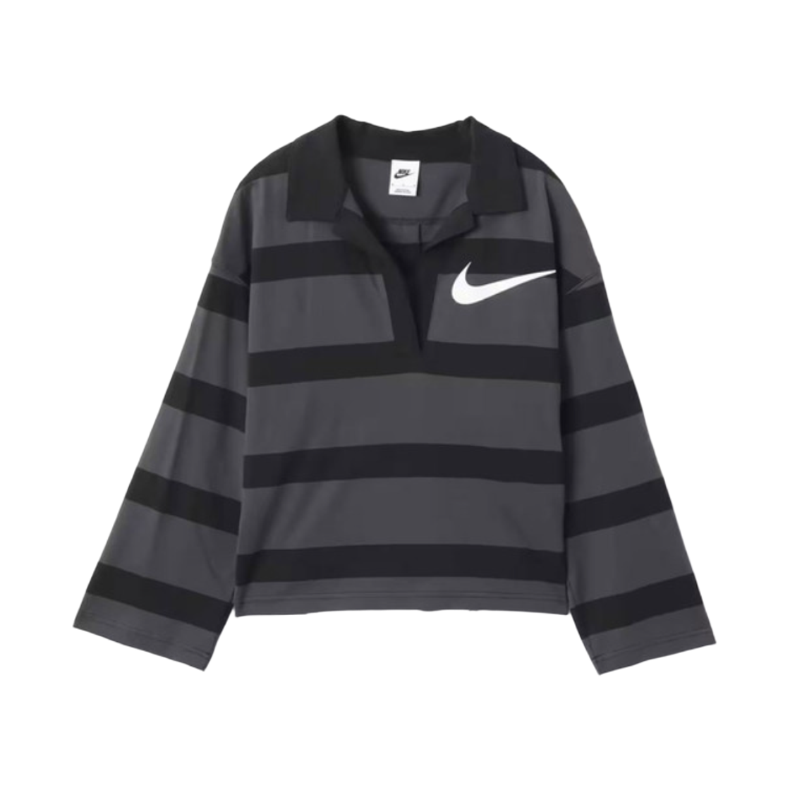 IQ0441-060 (W) Nike NSW Oversized Top Dark Smoke Grey Black - Asia