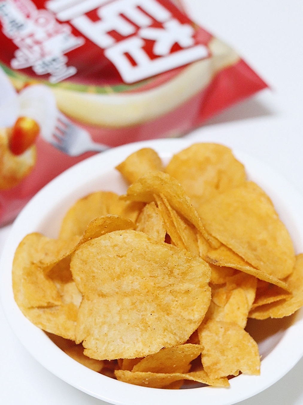 Nongshim Potato Chips (Yeop-tteok Rosé Flavor) 55g, 10 Packs 착용 스타일 - 2