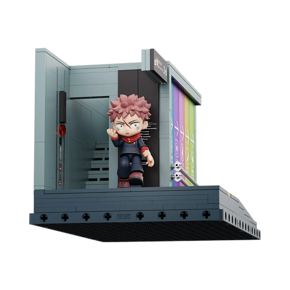 - Pop Mart Jujutsu Kaisen Series Scene Blocks Yuji Itadori