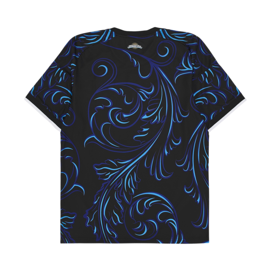 아디다스 아르헨티나 2026 어웨이 저지 블랙 루시드 블루 - US 사이즈 (논 마킹 버전)(Adidas Argentina 2026 Away Jersey Black Lucid Blue - US Sizing (Non Marking Ver.)) - 2