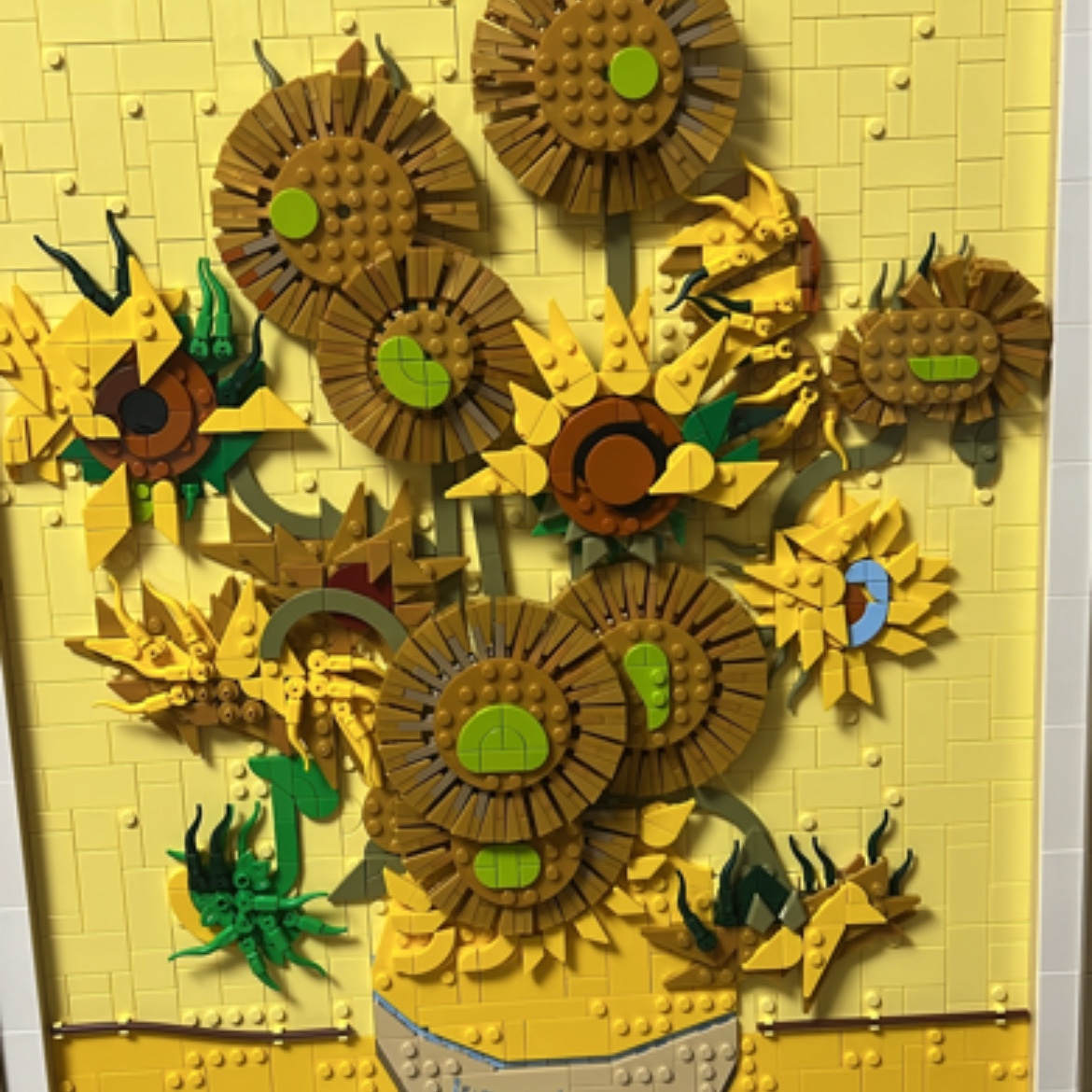 Lego Art Vincent van Gogh Sunflowers 착용 스타일