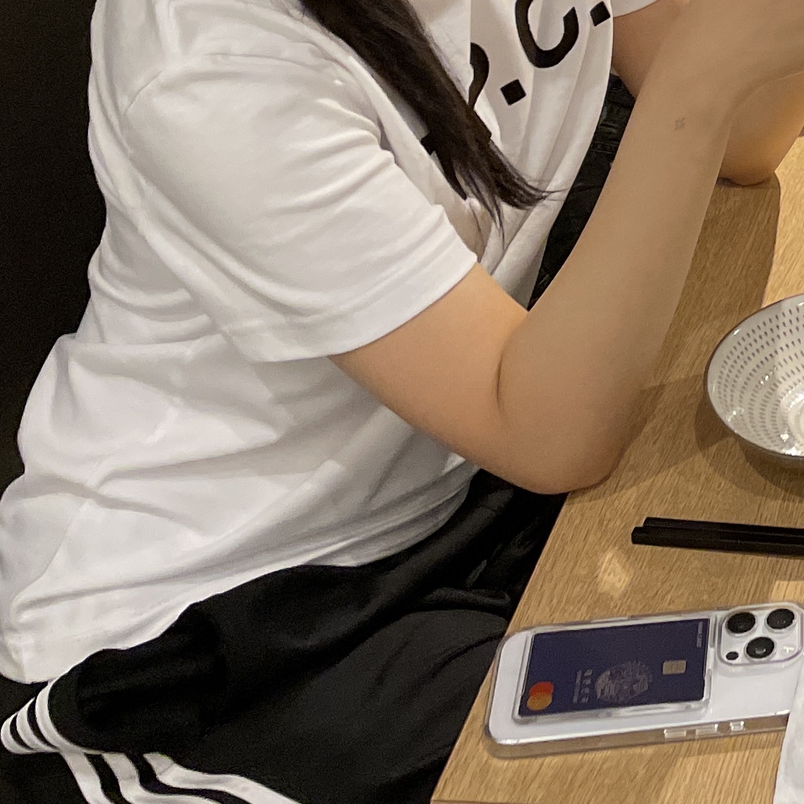 Adidas Adicolor Firebird Shorts Black White - KR Sizing 착용 스타일