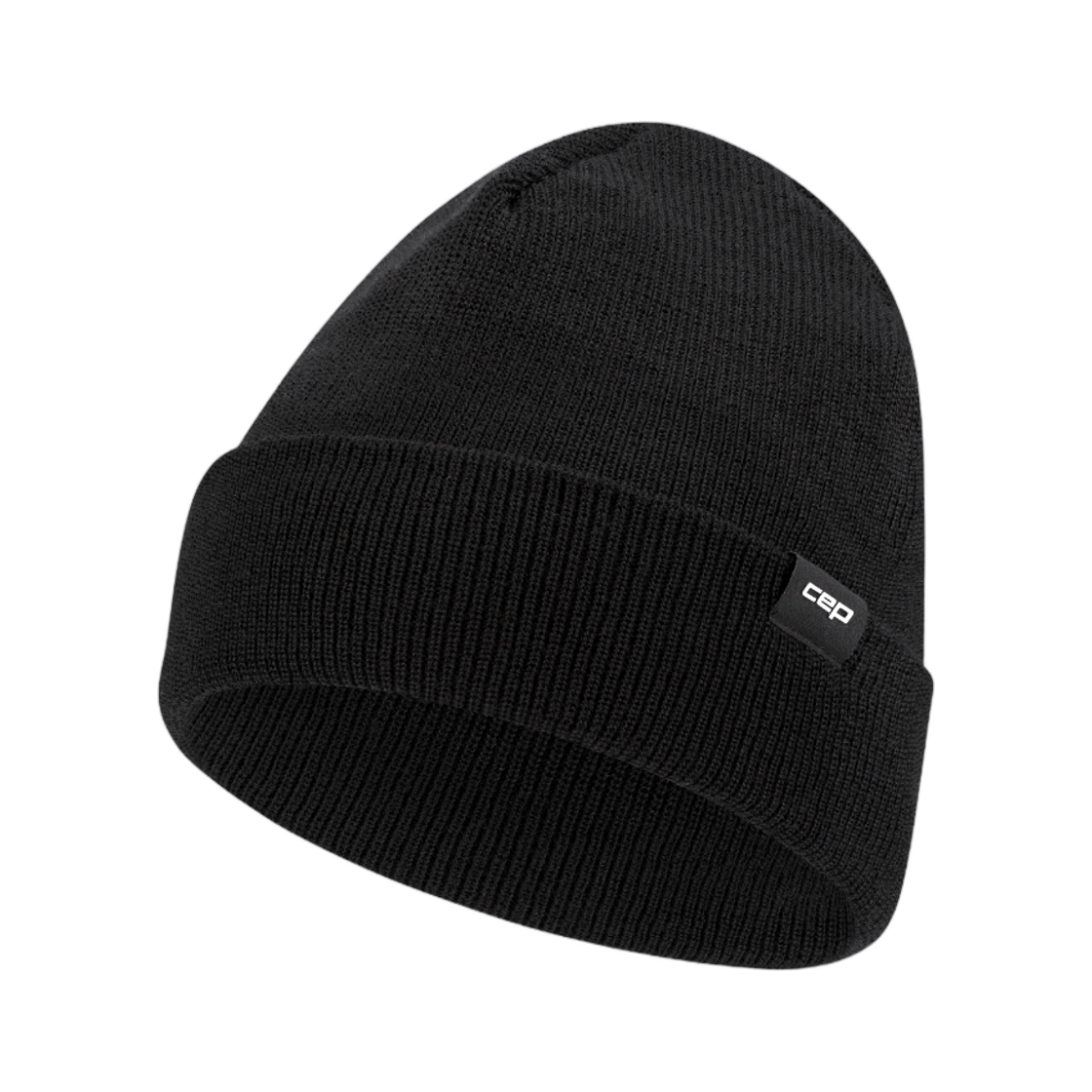 W5VB5M CEP Core Run Merino Beanie Black