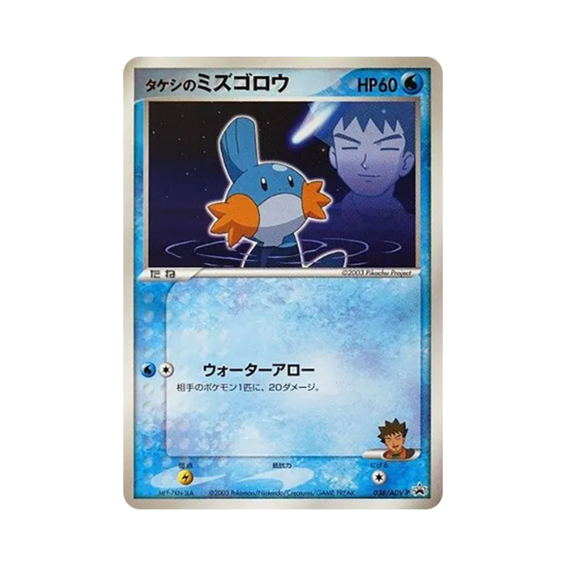 포켓몬 TCG 타케시의 물짱이 P 일본 소학관 학습 잡지 동봉 프로모 카드 (일어판)(Pokemon TCG Brock's Mudkip P Shogakukan School Year Magazine Promos (Japanese Ver.)) - 1