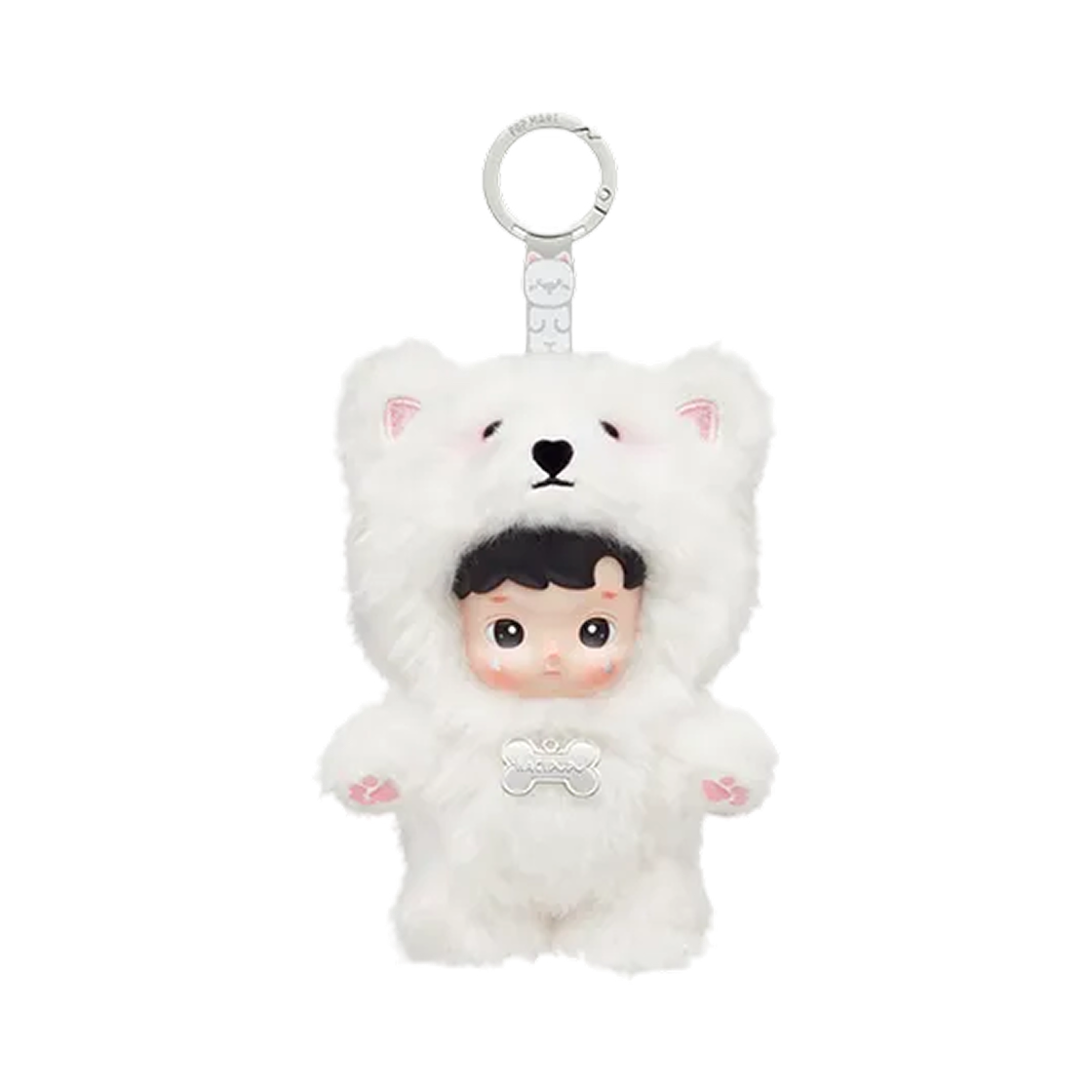 - Pop Mart Hacipupu Take Me Home Series Vinyl Plush Pendant No Thoughts (Opened Case)