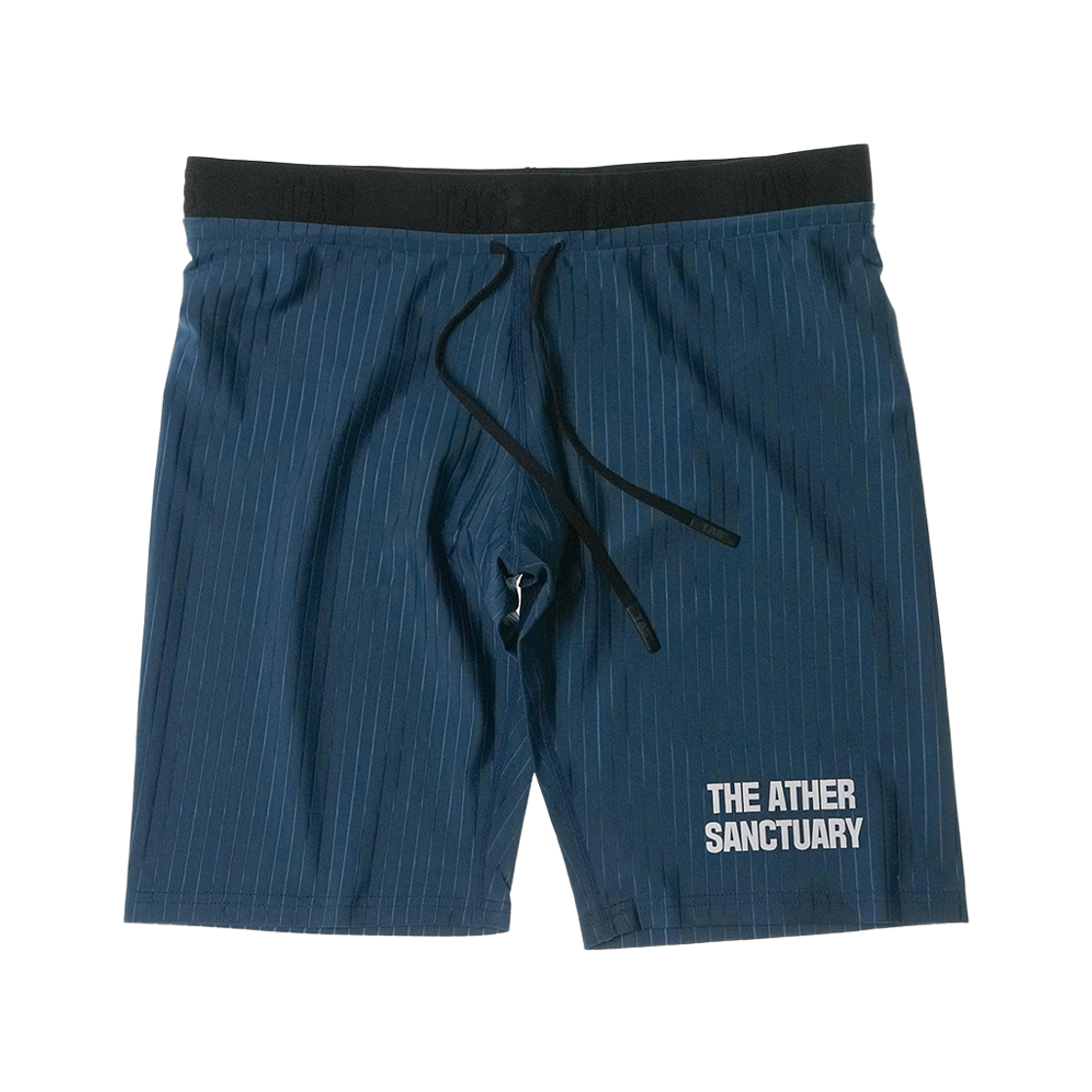 TG-007 THE ATHER SANCTUARY Origin Rib Half Tights Navy