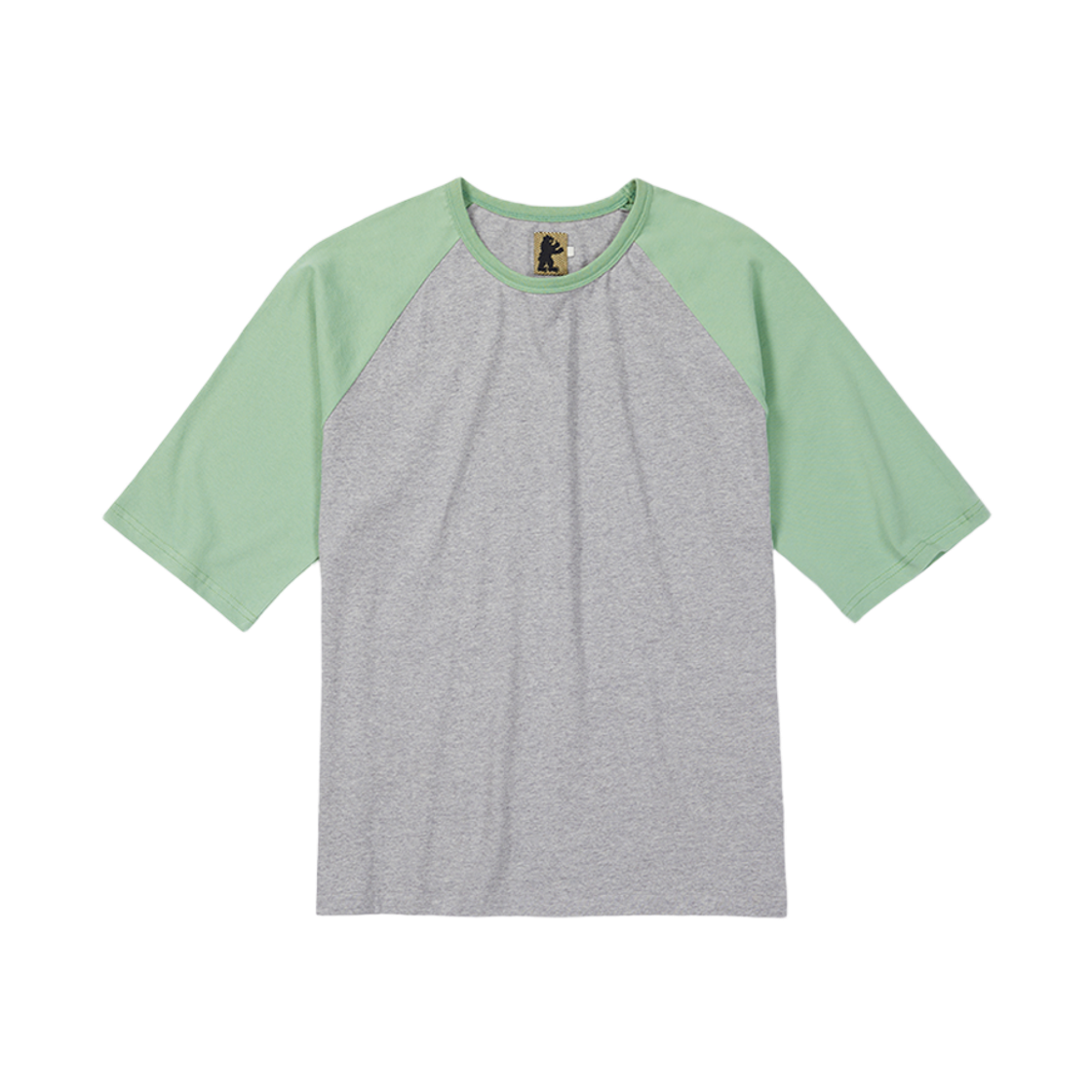 사일런트실러블 투 톤 래글런 티셔츠 피스타치오(SILENTSYLLABLE Two Tone Raglan T-shirts Pistachio)