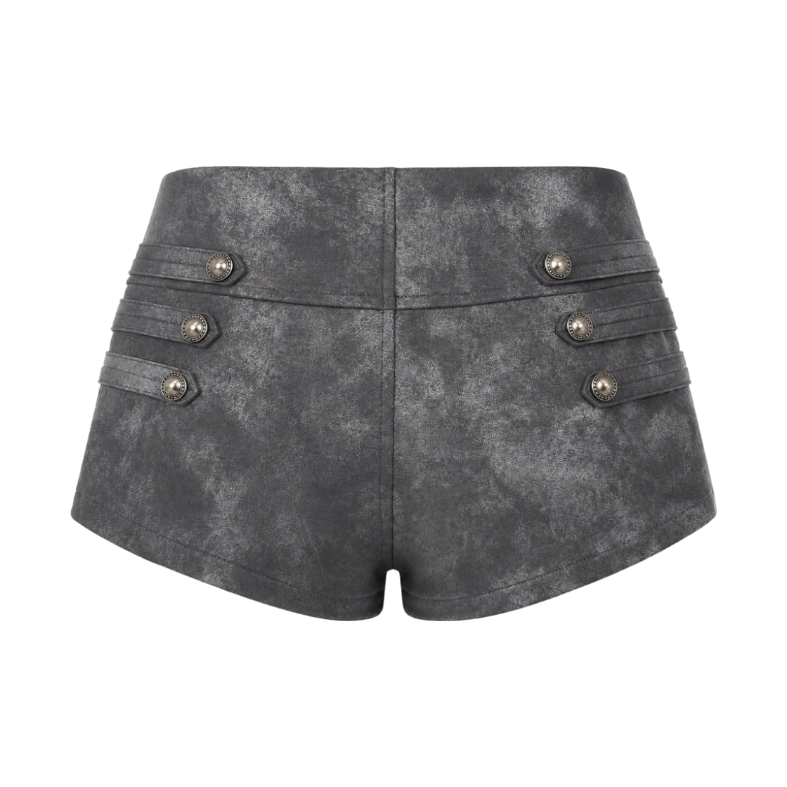 이유씨티 나폴레옹 레더 쇼츠 - 그레이(EUCT Napoleon Leather Shorts - Grey) - 2