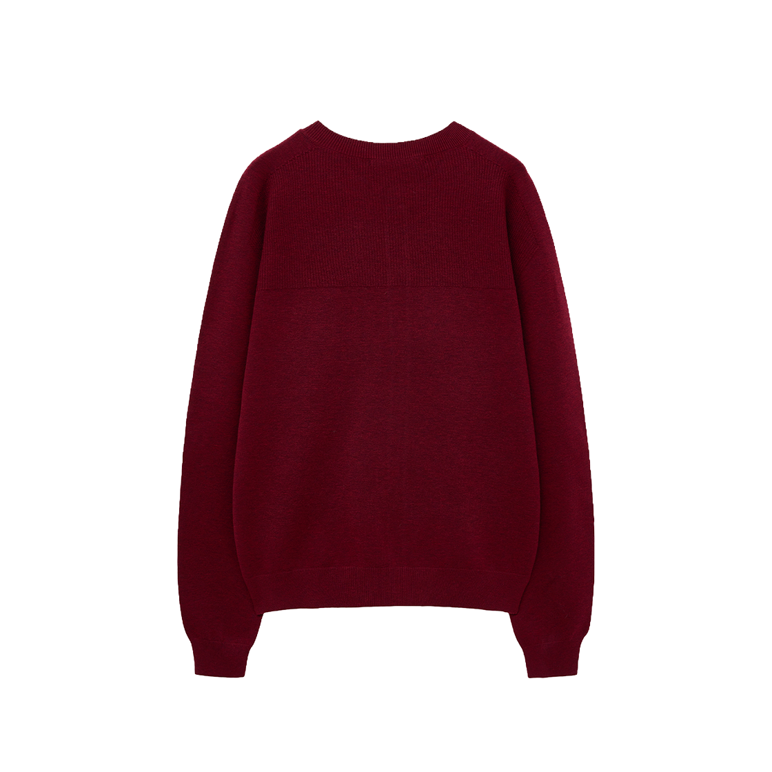 지오송지오 홀가먼트 카라리스 가디건 멜란지레드 ZI6KT796MR(ZIOSONGZIO Wholegarment Collarless Cardigan Melange Red) - 2