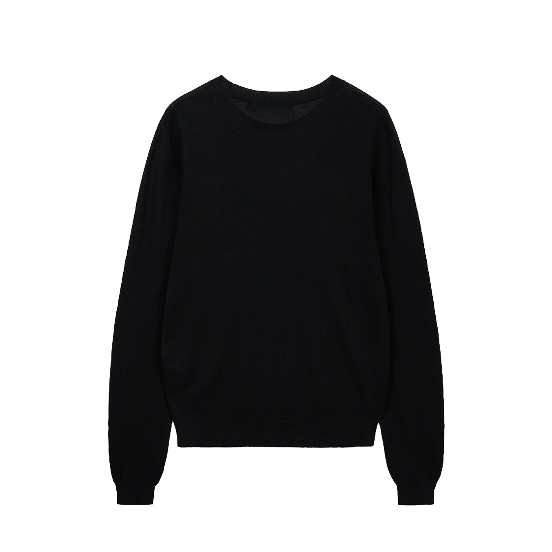 지오송지오 실크블렌드 홀가먼트 크루넥 블랙 ZI2KT202BK(ZIOSONGZIO Silk Blend Wholegarment Crewneck Knit Black) - 2