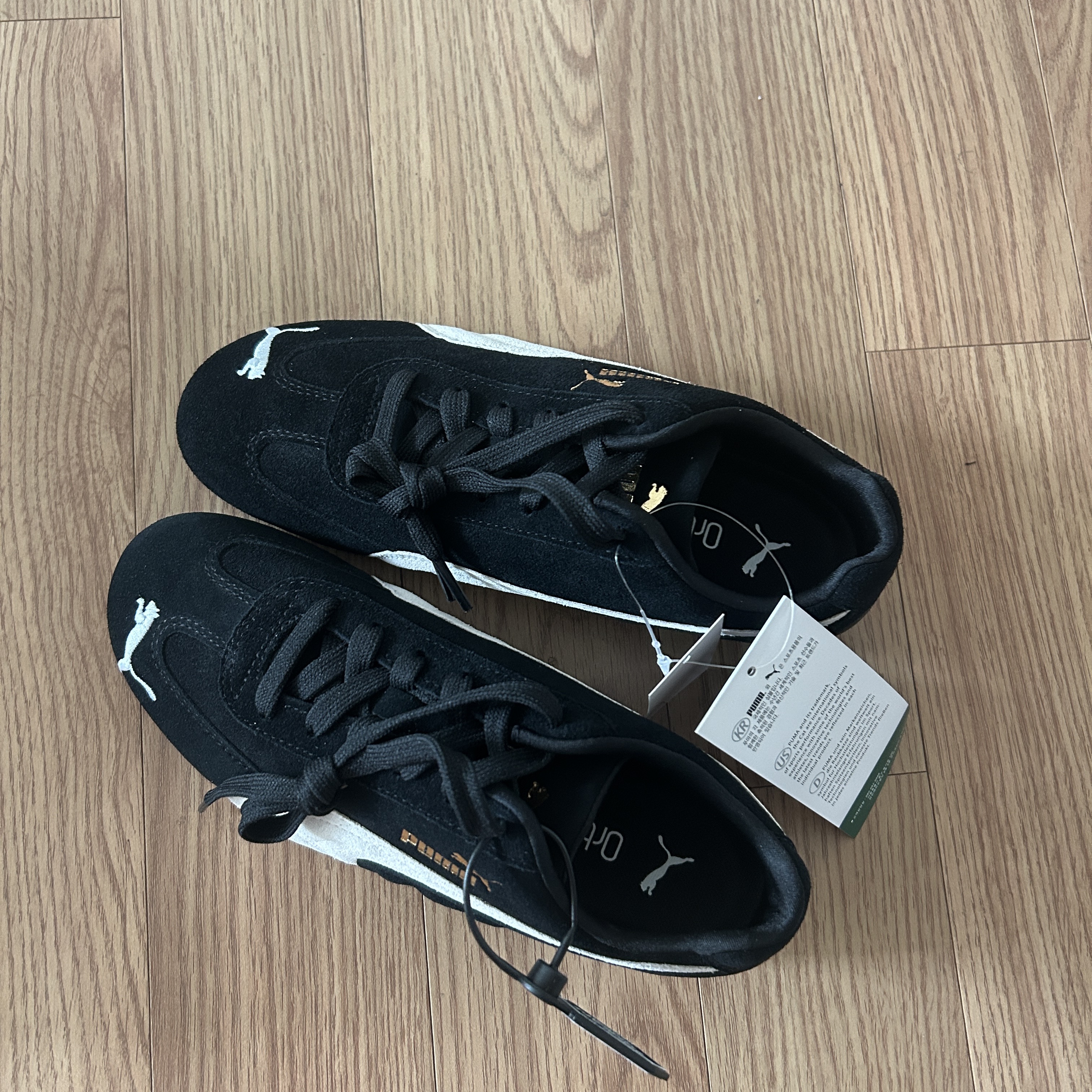 Puma Speedcat OG Black White 착용 스타일 - 2