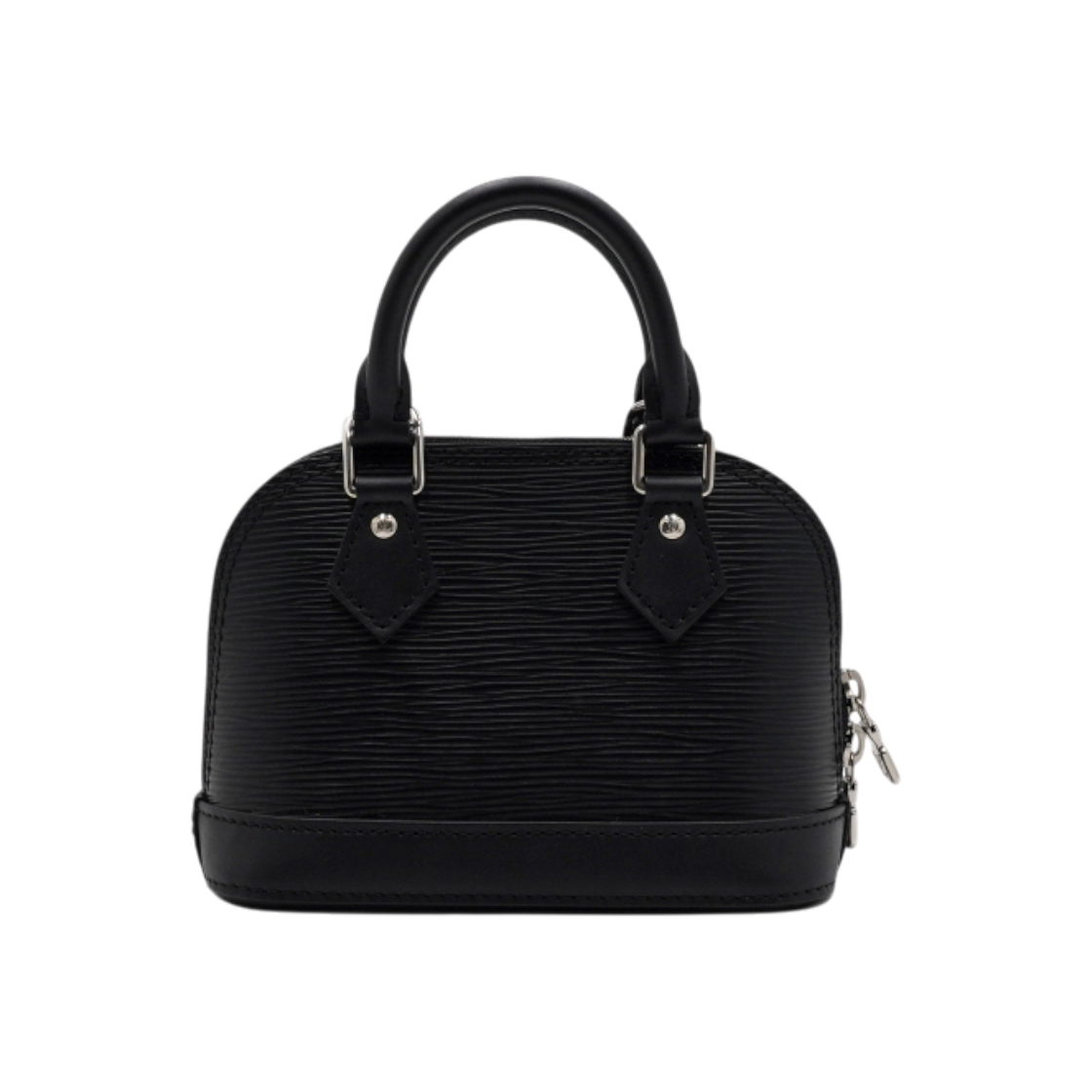 ITNSUIK2TMD6 Louis Vuitton M81945 Black Epi Nano Alma Tote & Crossbody Bag
