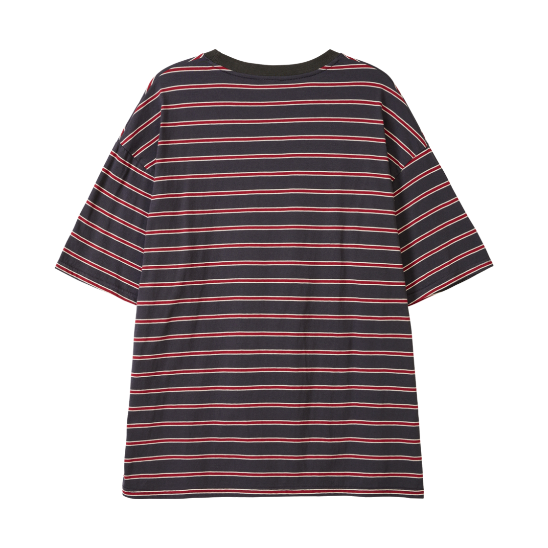 언노운플라넷 루즈 스트라이프 하프 슬리브 그레이(UNKNOWN PLANET Loose Stripe Half Sleeve Gray) - 2