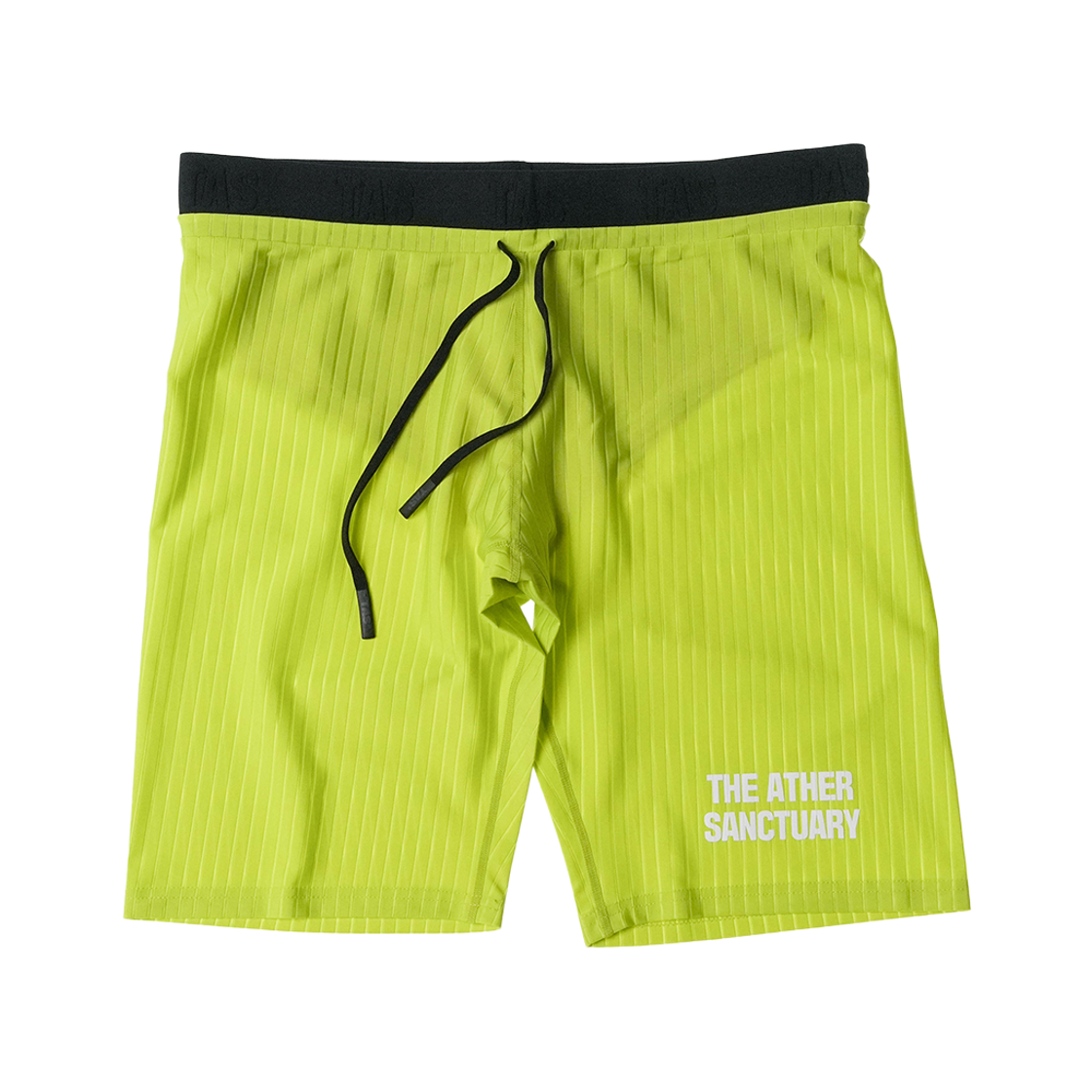 디아더생츄어리 오리진 립 하프 타이즈 라임(THE ATHER SANCTUARY Origin Rib Half Tights Lime)