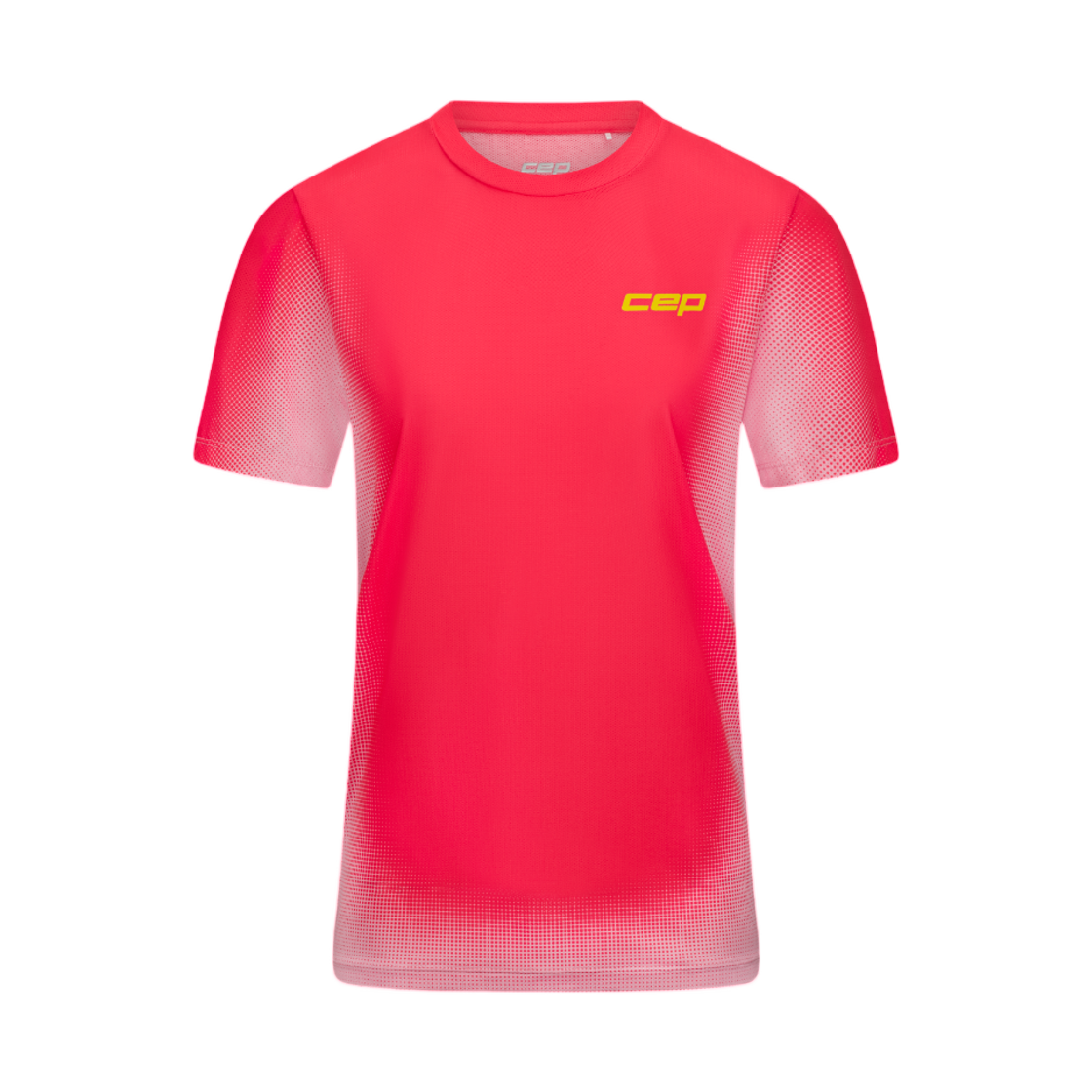 (W) CEP 코어 런 셔츠 숏슬리브 핑크 페이드((W) CEP Core Run Shirt Short Sleeve Pink Fade)