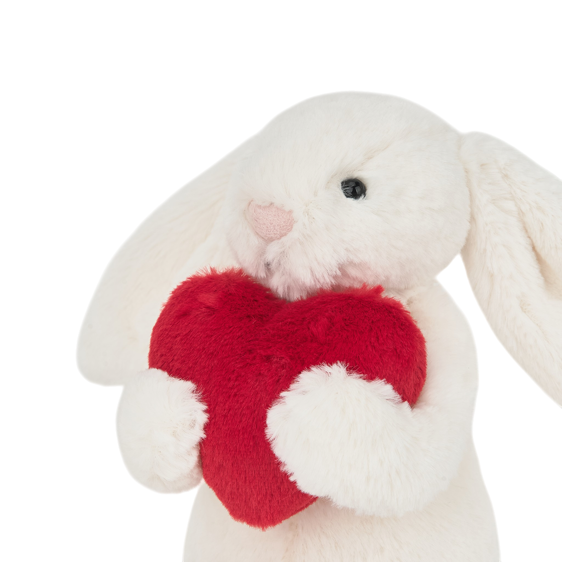 젤리캣 바쉬풀 레드 러브 하트 버니 스몰 크림(Jellycat Bashful Red Love Heart Bunny Small Cream) - 4