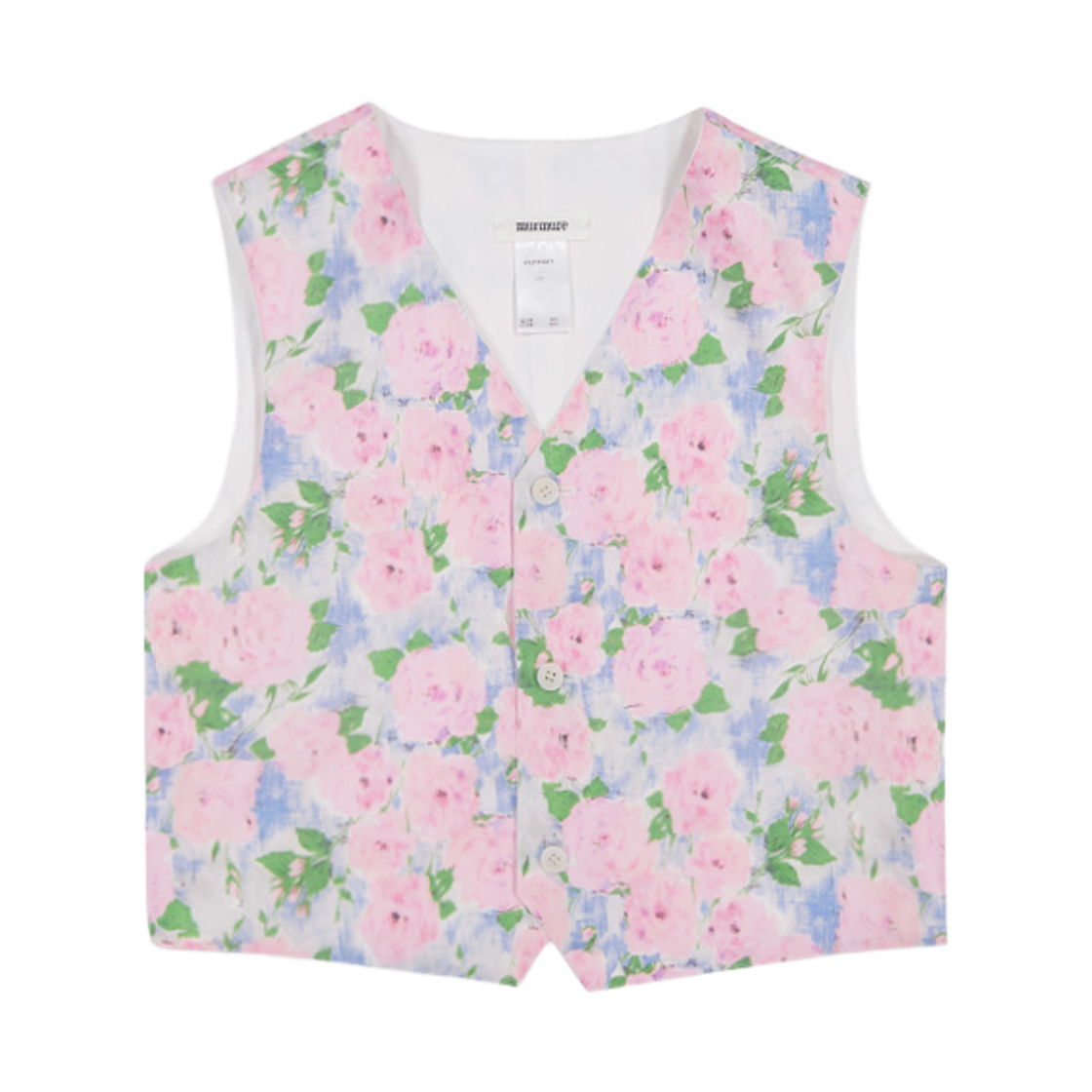 뮈르뮈르 헤리아 리버시블 플라워 베스트 아이보리(MURMURE Heria Reversible Flower Vest Ivory) - 2