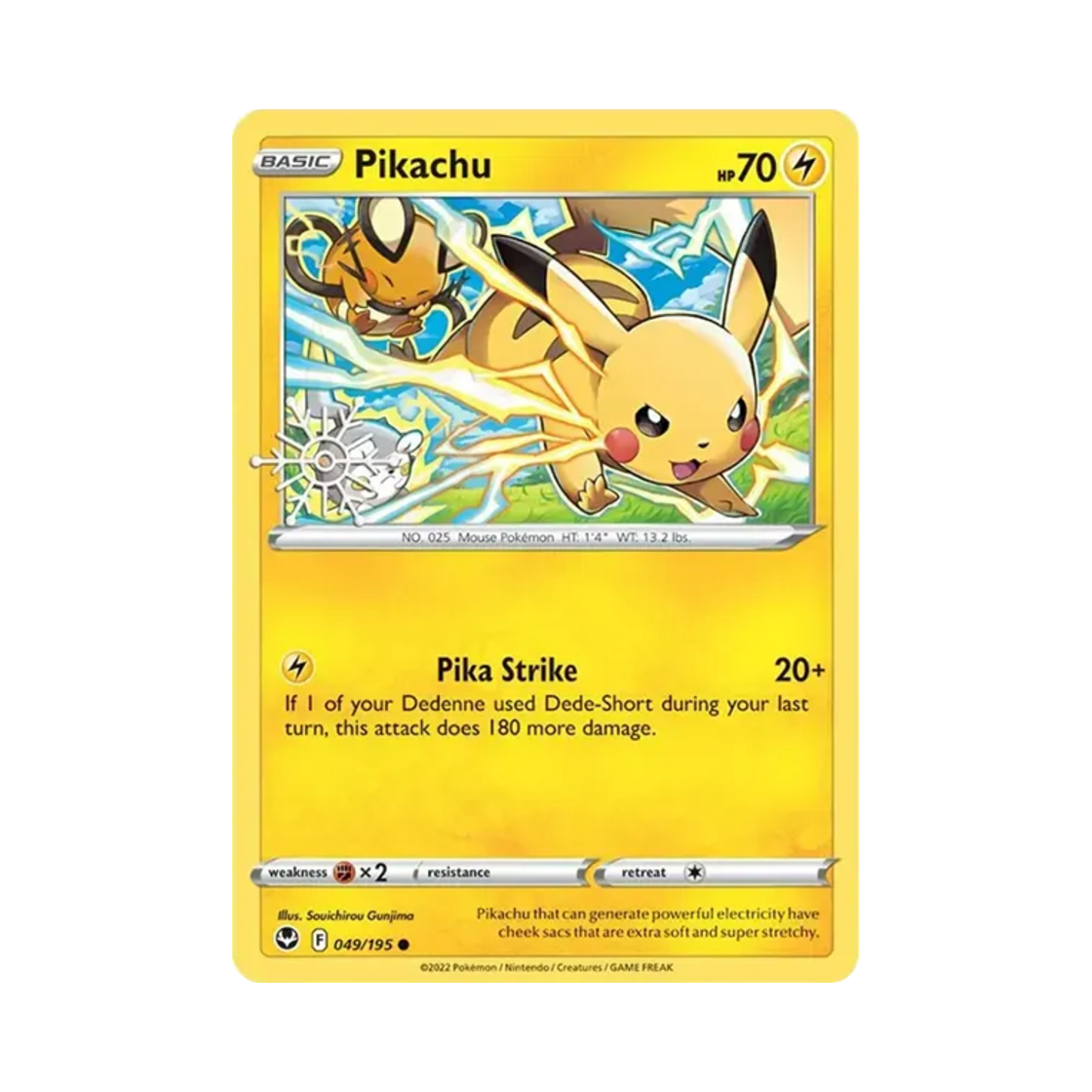 포켓몬 TCG 피카츄 C 실버 템페스트 홀리데이 캘린더 박스 동봉 프로모 카드 (영문판)(Pokemon TCG Pikachu C Silver Tempest Holiday Calendar Box Promos (English Ver.)) - 1