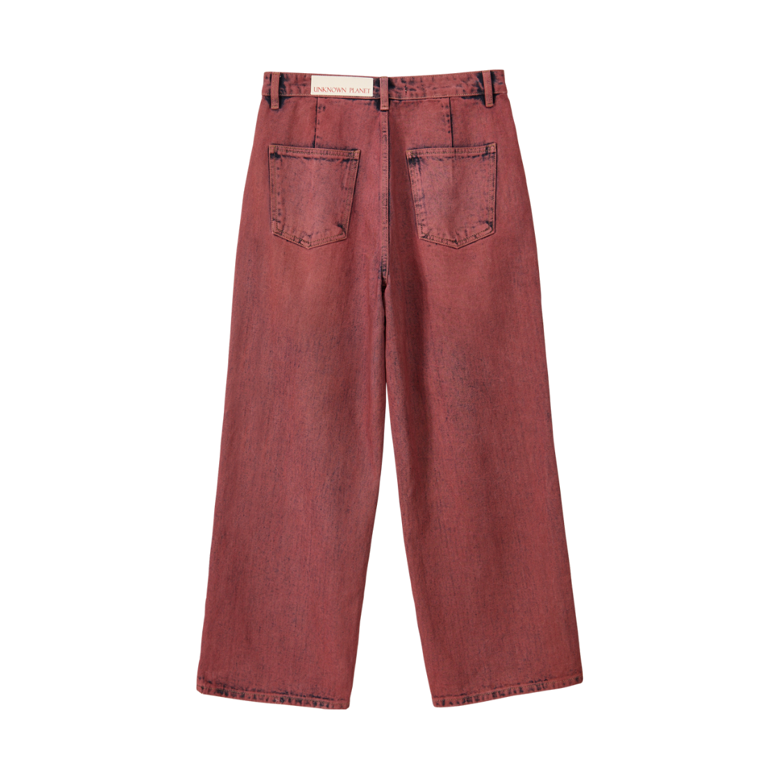 언노운플라넷 커스텀 원턱 다잉 팬츠 블랙로즈(UNKNOWN PLANET Custom One-Tuck Dying Pants Black Rose) - 2