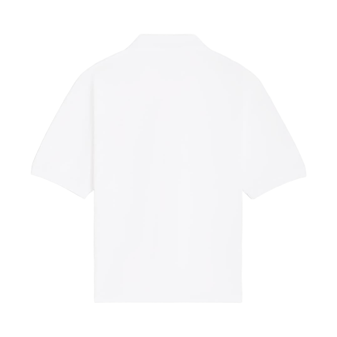 셀린느 폴로 셔츠 피케 코튼 저지 오프 화이트 체리 레드(Celine Polo Shirt in Pique Cotton Jersey Off White Cherry Red) - 2