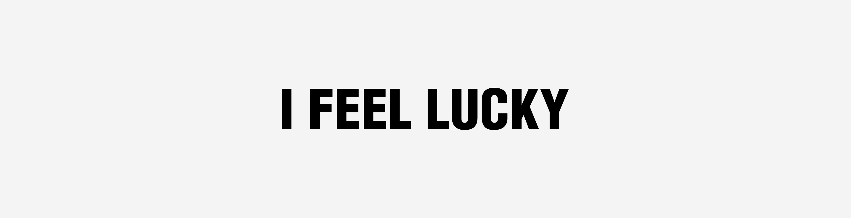 아이필럭키(I FEEL LUCKY)