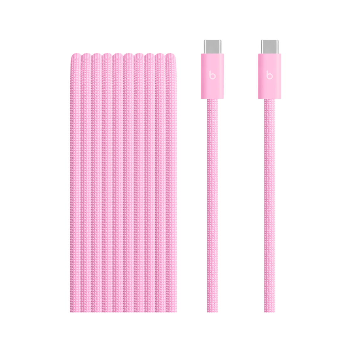 비츠 USB-C to C 타입 우븐 케이블 3M 파워 핑크(Beats USB-C to C Type Woven Cable 3M Power Pink)