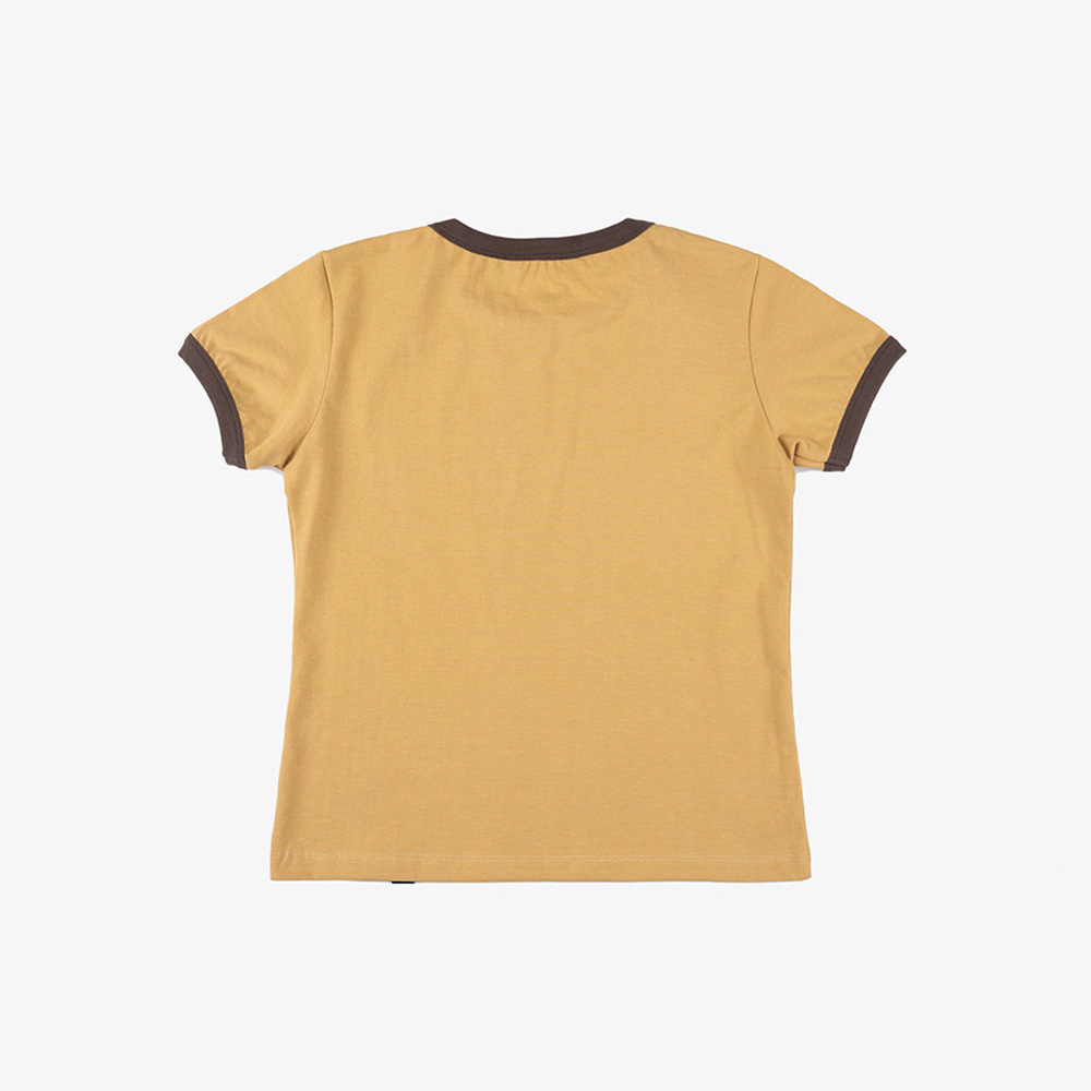 언스테디마켓 호시즈 그래픽 티셔츠 머스타드(UnsteadyMarket Horses Graphic Tee_Mustard) - 3