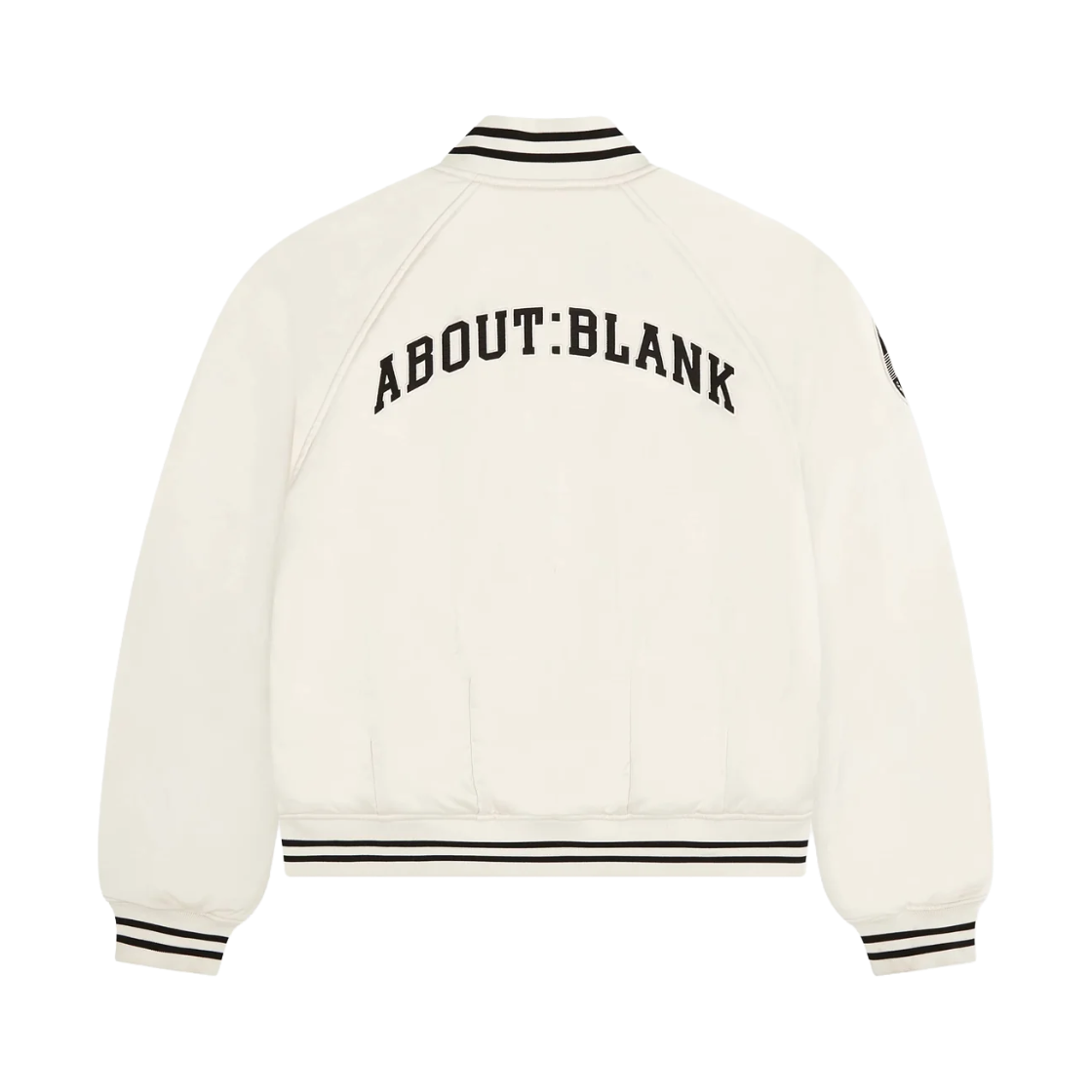 [KREAM 단독] 어바웃 블랭크 리버시블 새틴 자켓 블랙 에크루 - 26FW([KREAM 단독] About:Blank Reversible Satin Jacket Black Ecru - 26FW) - 2