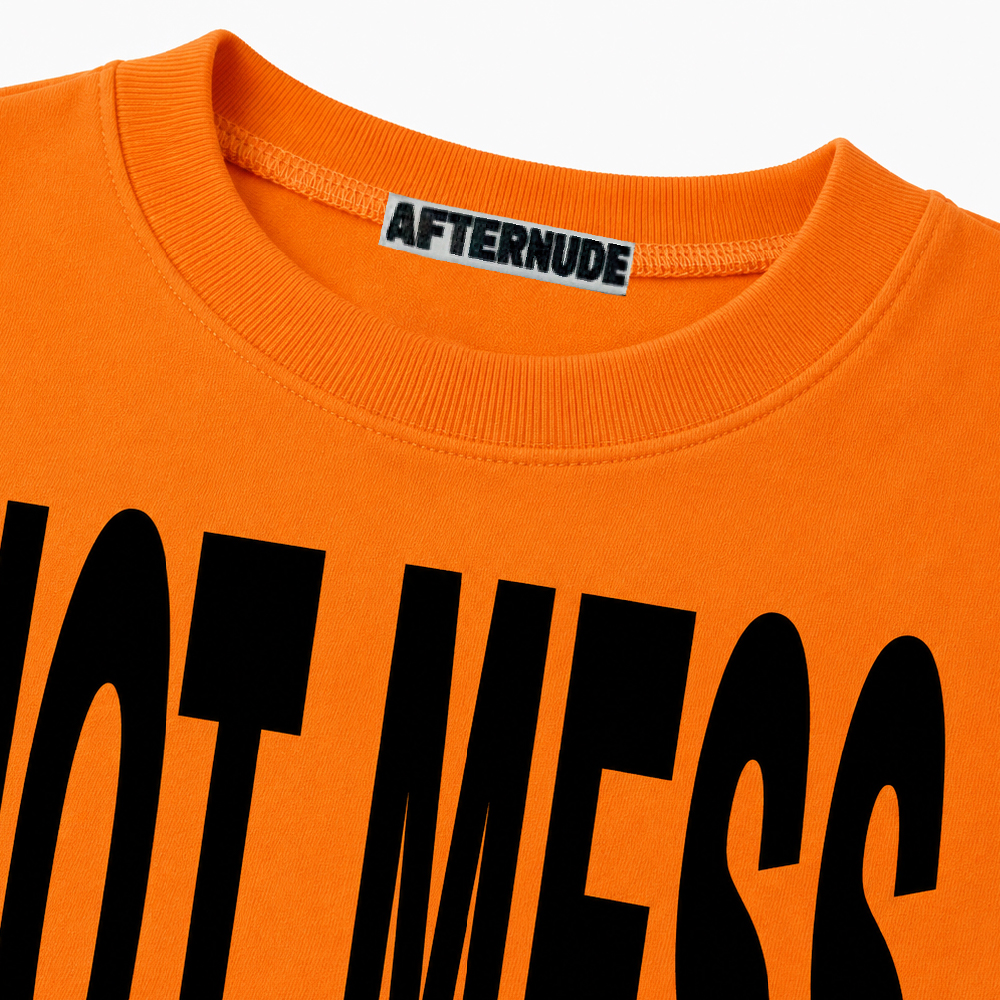 에프터누드 핫 메스 티 오렌지(Afternude Hot Mess Tee Orange) - 3