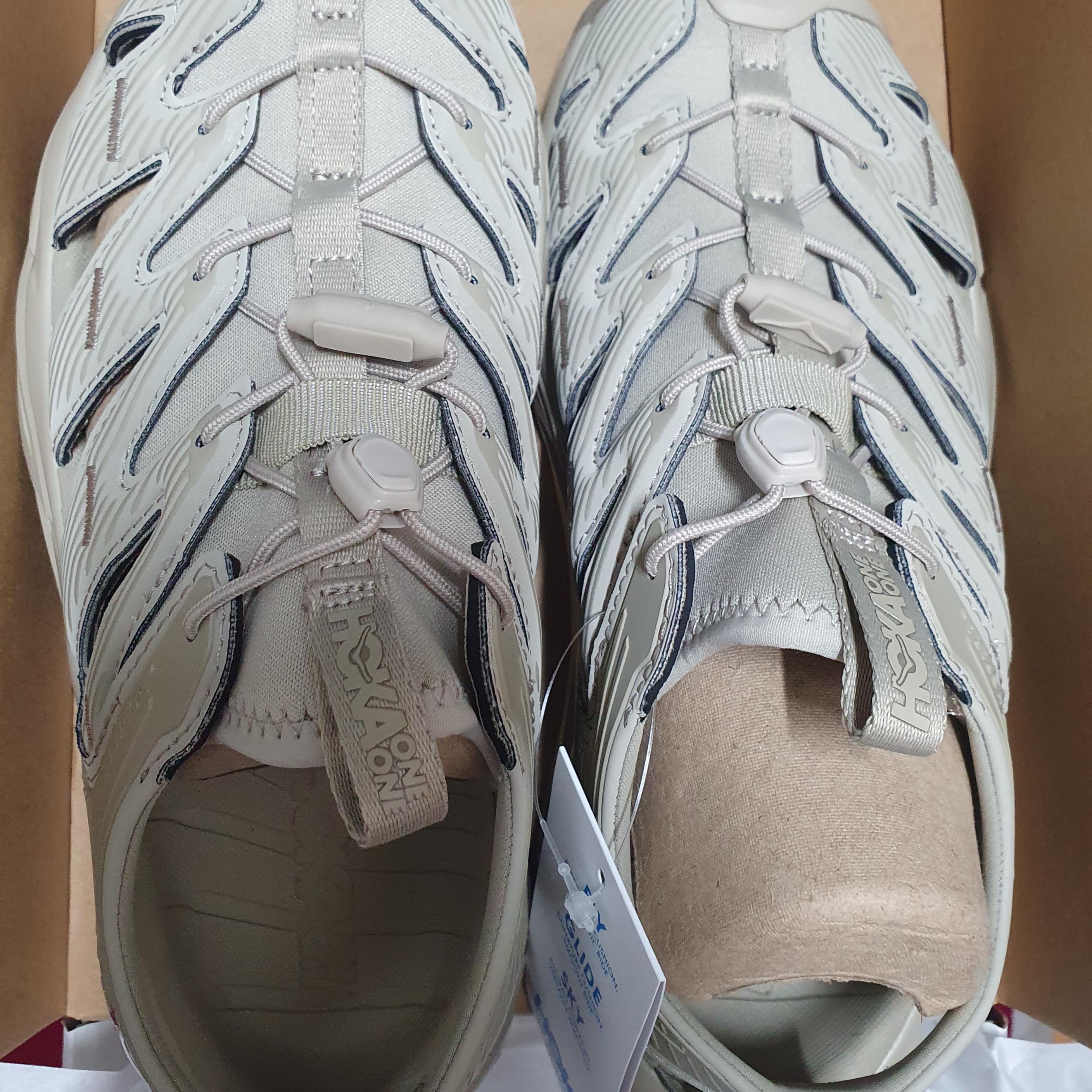 Hoka Hopara Oxford Tan 착용 스타일