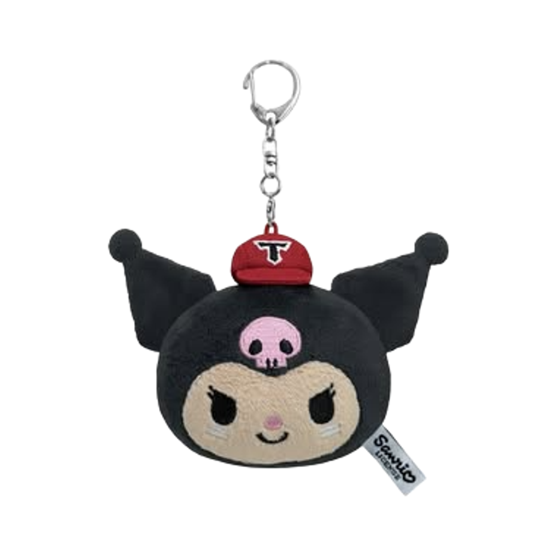 기아 타이거즈 x 쿠로미 인형 키링(Kia Tigers x Kuromi Plush Keyring)