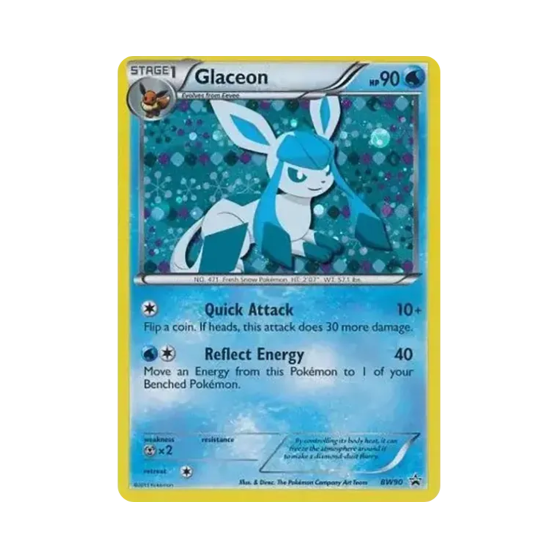포켓몬 TCG 글레이시아 P 이브이 쓰리팩 블리스터 팩 프로모카드 (영문판)(Pokemon TCG Glaceon P Eevee Three-Pack Blisters Pack Promos (English Ver.)) - 1