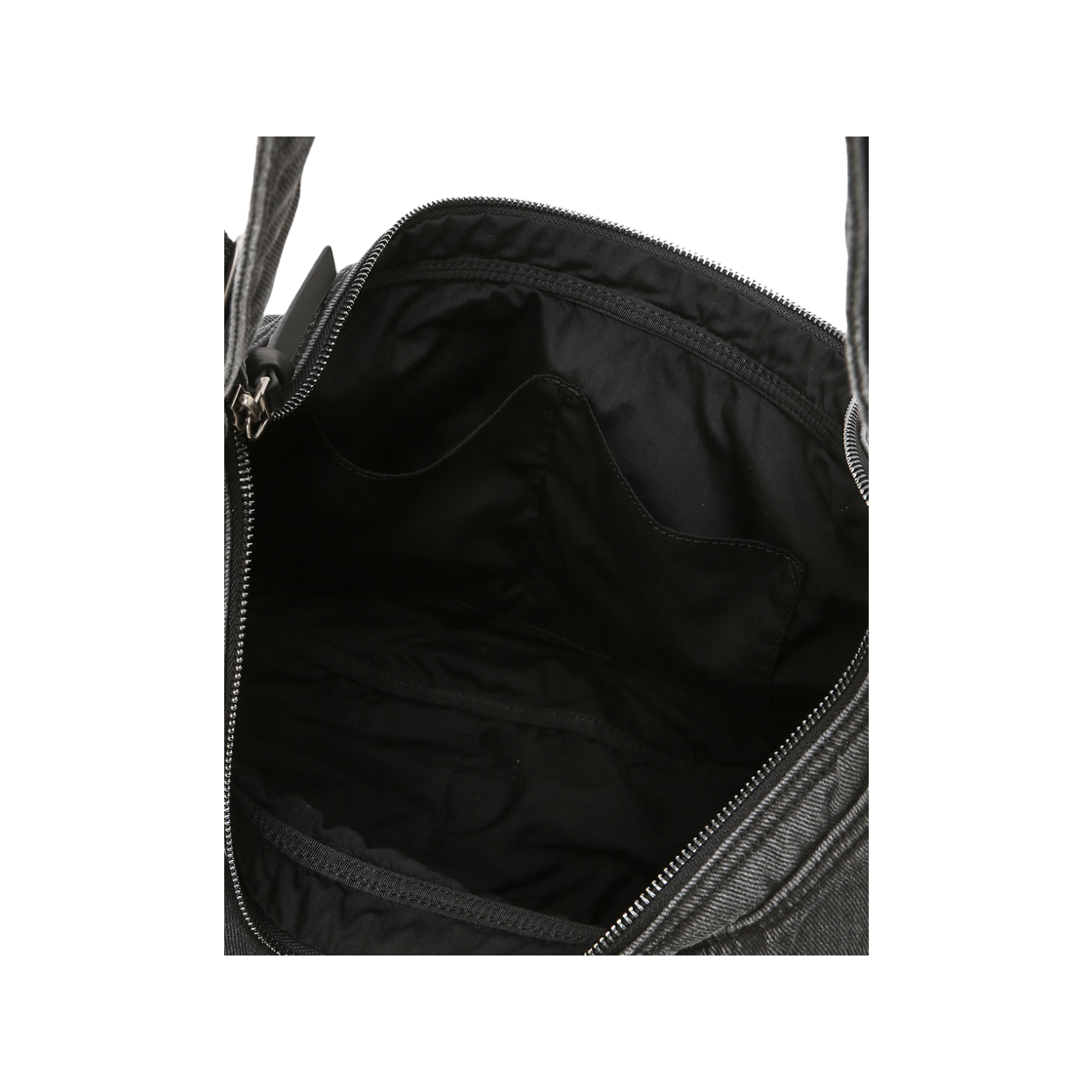 질스튜어트 맨 액세사리 워싱 데님 다크그레이 호보 크로스백 JUBA6F114G2(Jillstuart Men's Acc Washed Dark Gray Denim Hobo Crossbody Bag) - 2
