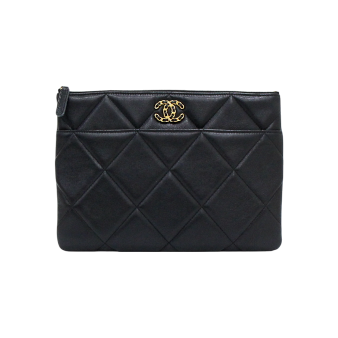 IT4DQUKSG3SB Chanel 19 Medium Pocket Clutch Bag
