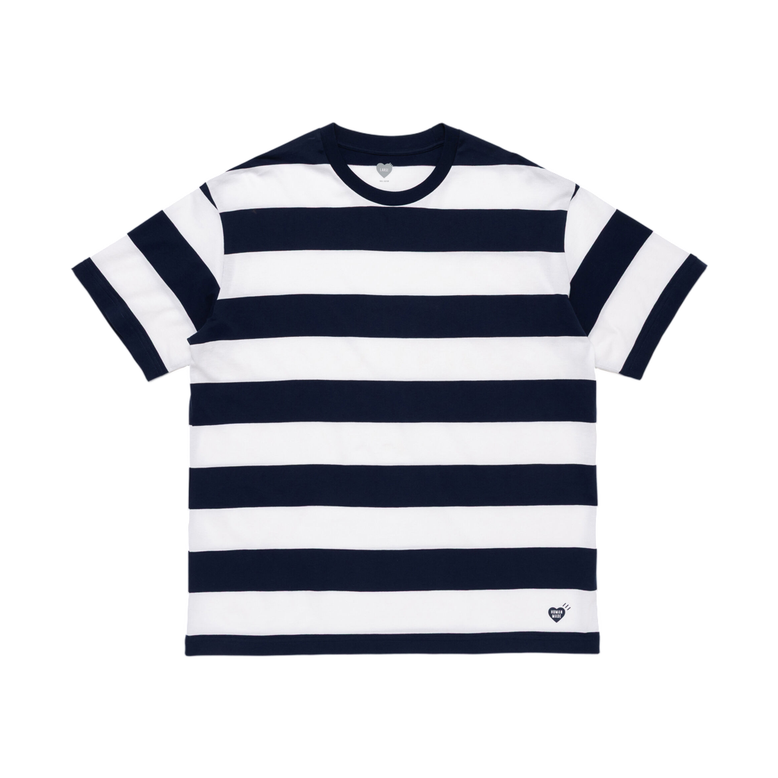 HM31CS016 Human Made Striped Pack T-Shirt Navy
