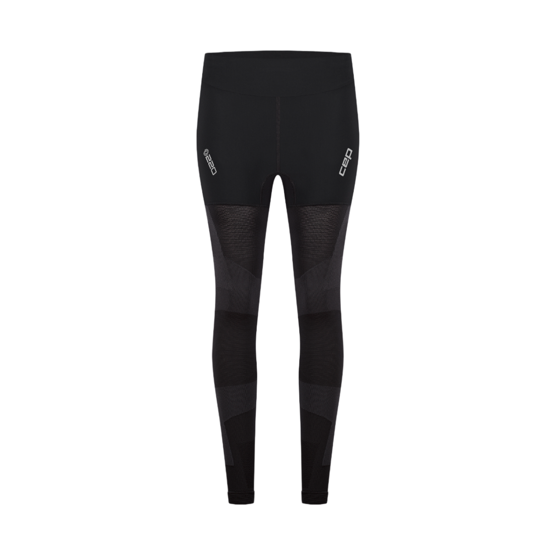(W) CEP 프로 런 3D 컴프레션 타이츠 블랙((W) CEP Pro Run 3D Compression Tights Black)