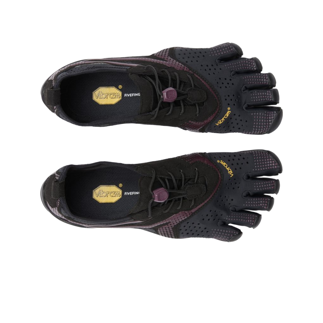 (W) 비브람 파이브핑거스 V 런 블랙 피그((W) Vibram Fivefingers V-Run Black Fig) - 2