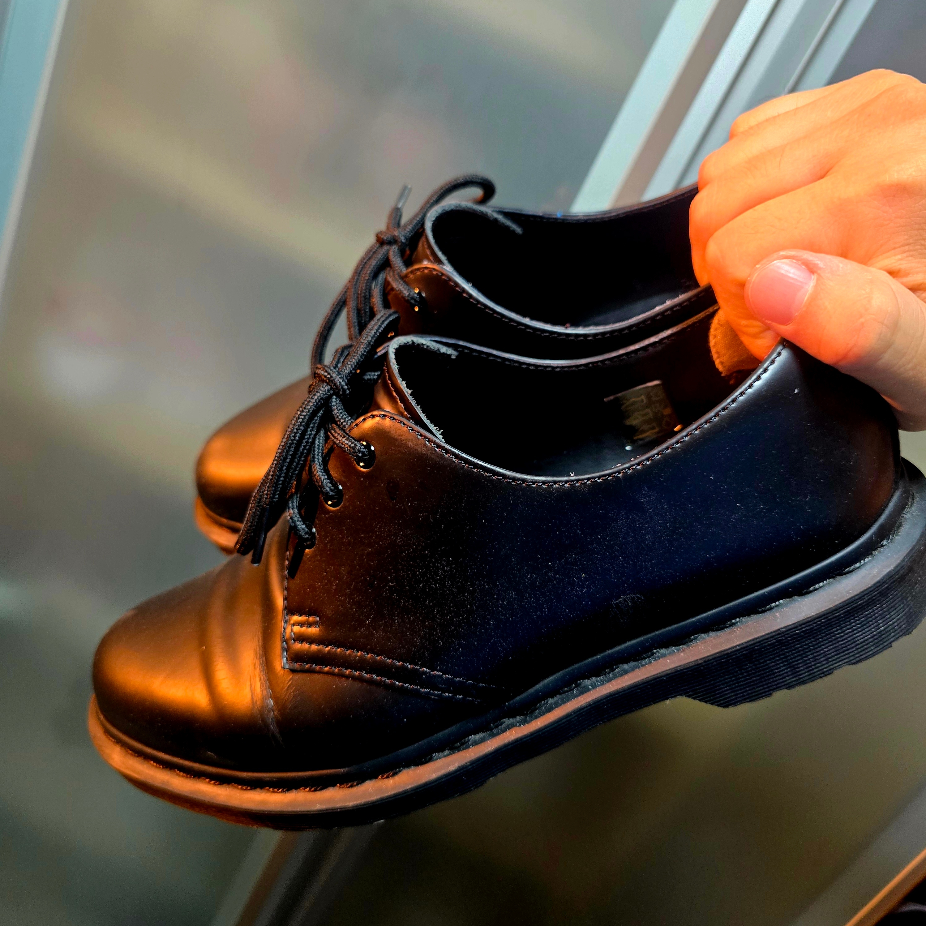 Dr. Martens 1461 Mono Black 착용 스타일