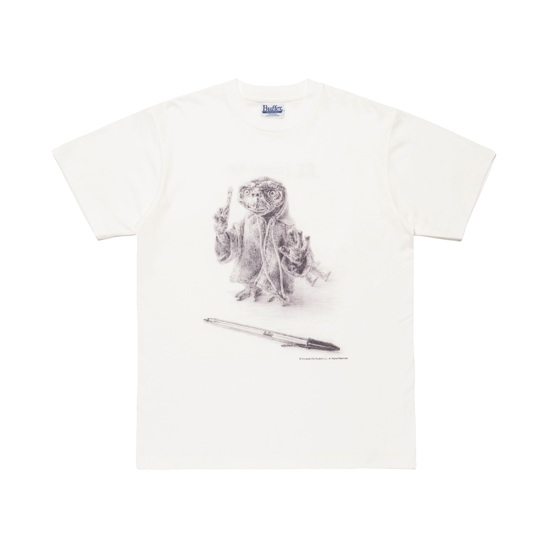 버퍼 ET 썸 서커 티셔츠 화이트(Buffer ET Thumb Sucker T-Shirt White) - 1
