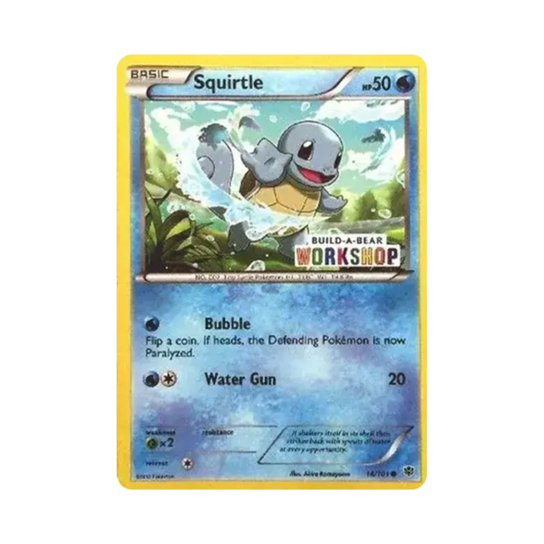 포켓몬 TCG 꼬부기 C 빌드어베어 워크숍 한정 프로모 카드 (영문판)(Pokemon TCG Squirtle C Build-A-Bear Workshop Exclusive Promos (English Ver.)) - 1